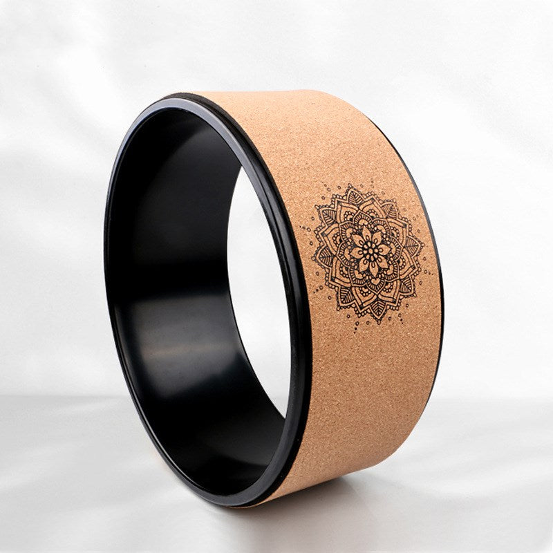 Yoga Wheel i Kork – Yogahjul for Balanse, Stretching & Støtte