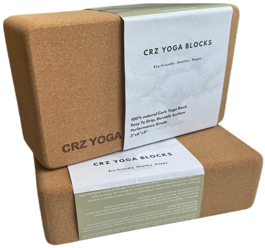 Premium Yogablokker i Kork – 2-pakning | Sklisikre & Miljøvennlige